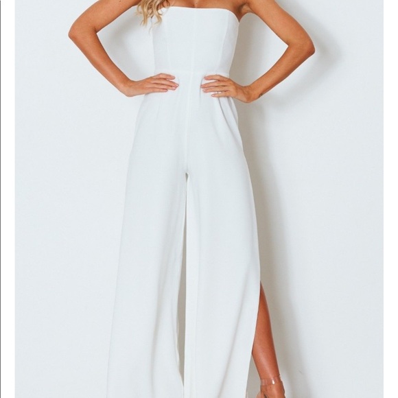boutique white jumpsuit